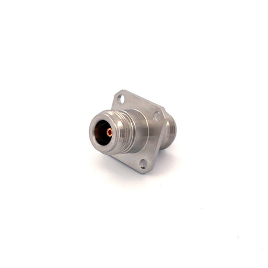 Coaxial Adapter 4 Hole Flange N Female to N Female
